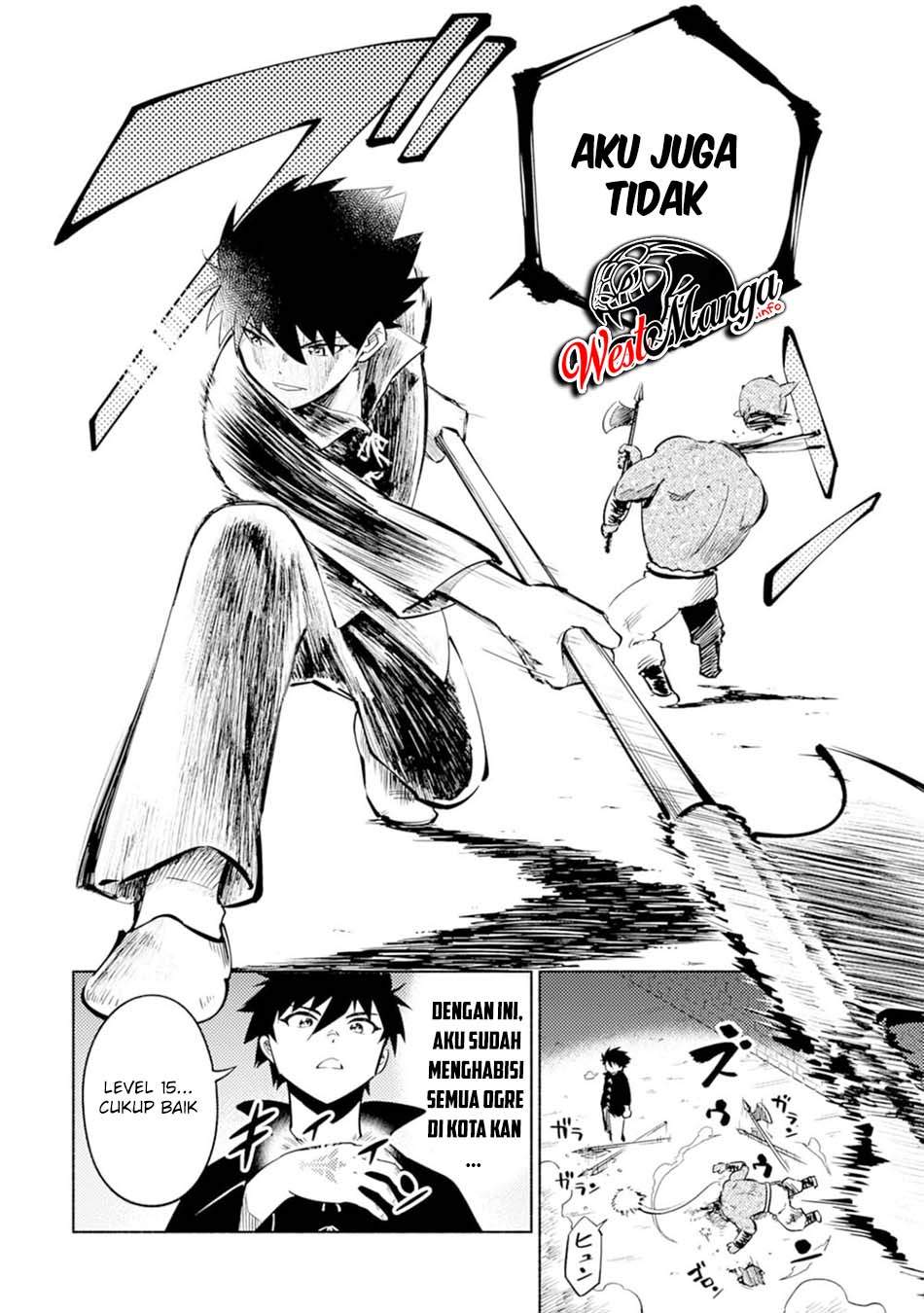 Halaman 36 dari Kono Sekai de Ore dake ga "Level Up" wo Shitteiru Chapter 1