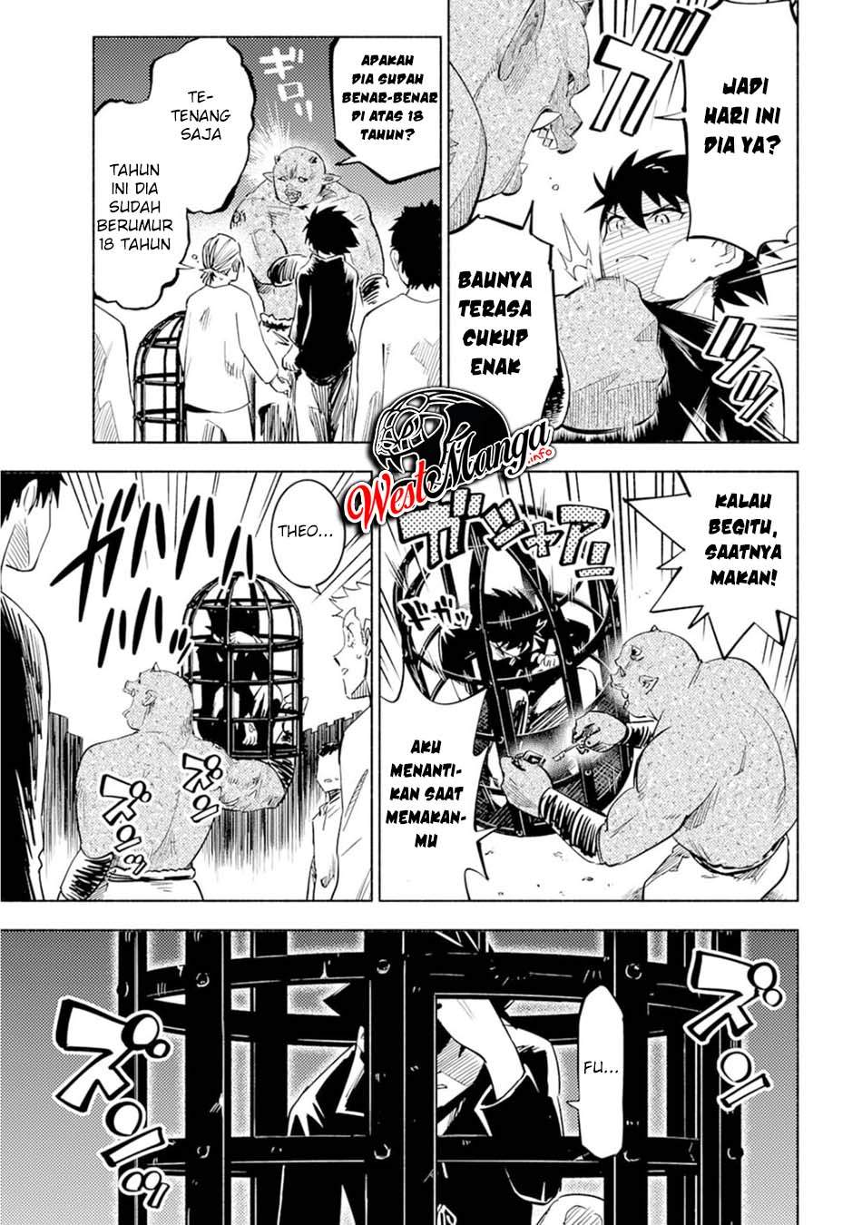 Halaman 9 dari Kono Sekai de Ore dake ga "Level Up" wo Shitteiru Chapter 1