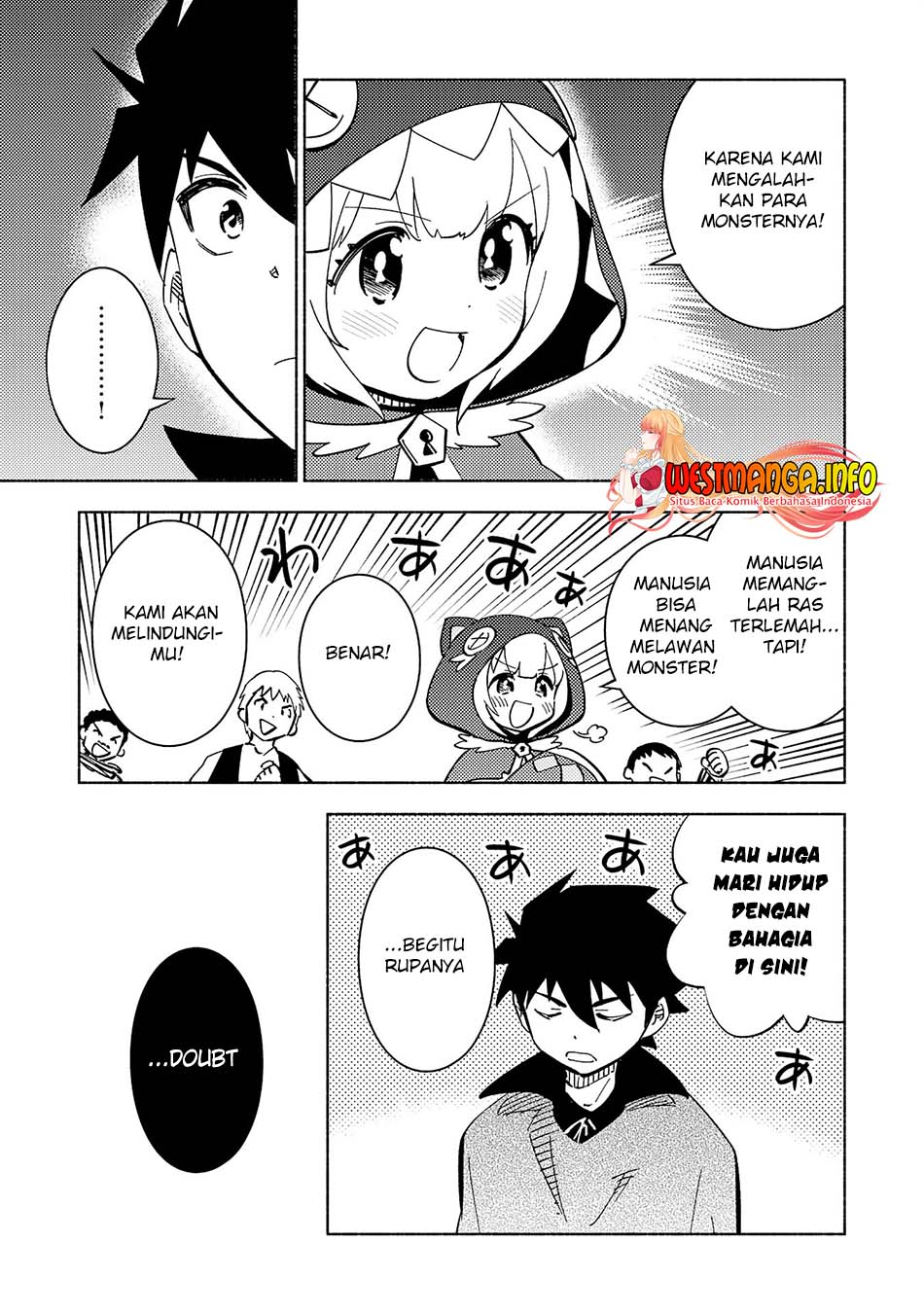 Halaman 12 dari Kono Sekai de Ore dake ga "Level Up" wo Shitteiru Chapter 12