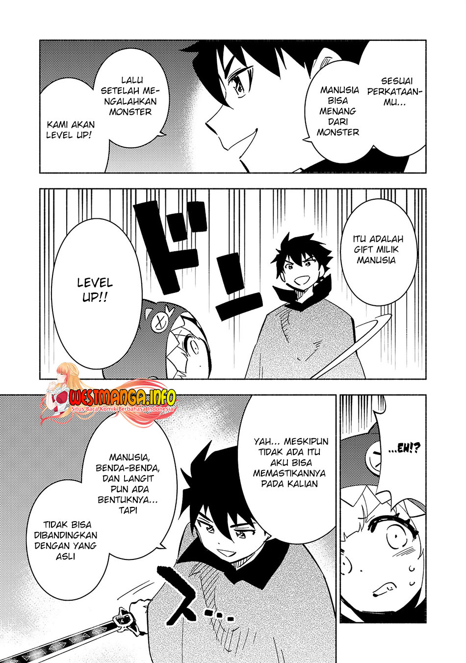 Halaman 16 dari Kono Sekai de Ore dake ga "Level Up" wo Shitteiru Chapter 12