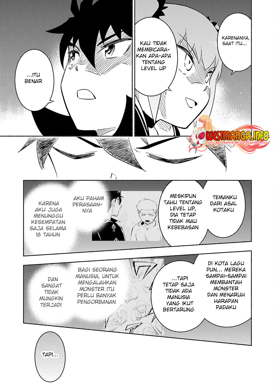 Halaman 34 dari Kono Sekai de Ore dake ga "Level Up" wo Shitteiru Chapter 17