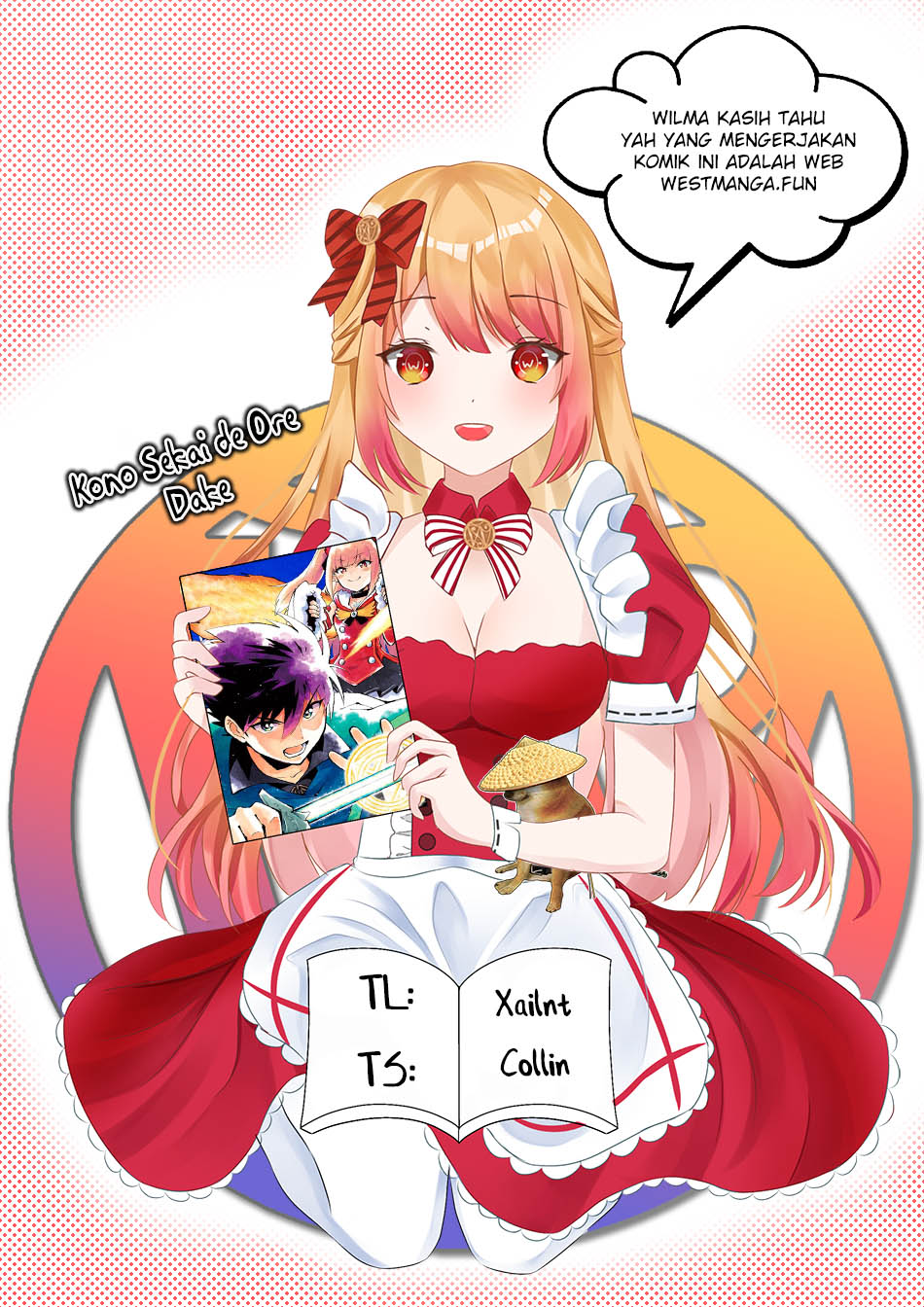 Halaman 1 dari Kono Sekai de Ore dake ga "Level Up" wo Shitteiru Chapter 24