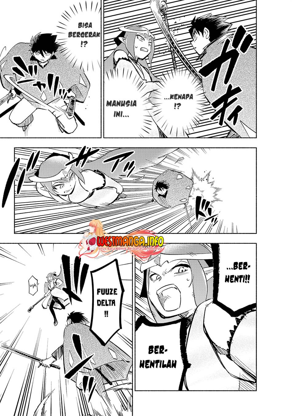 Halaman 16 dari Kono Sekai de Ore dake ga "Level Up" wo Shitteiru Chapter 9