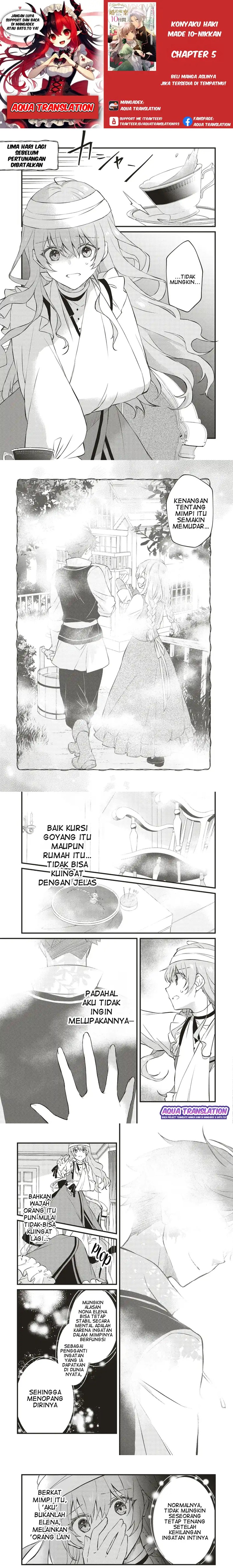 Halaman 1 dari Konyaku Haki made 10-Nikkan Chapter 5