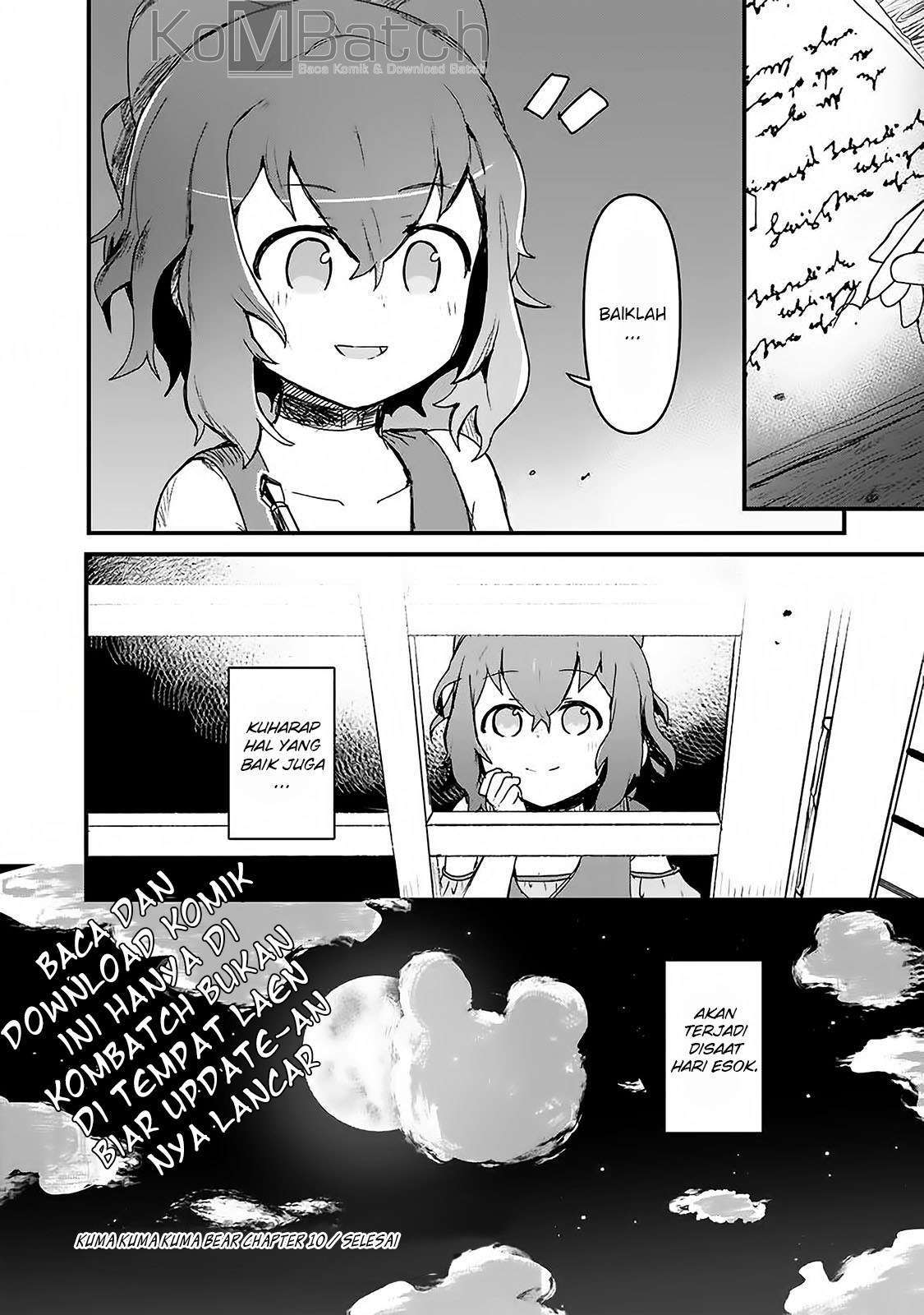 Halaman 19 dari Kuma Kuma Kuma Bear Chapter 10