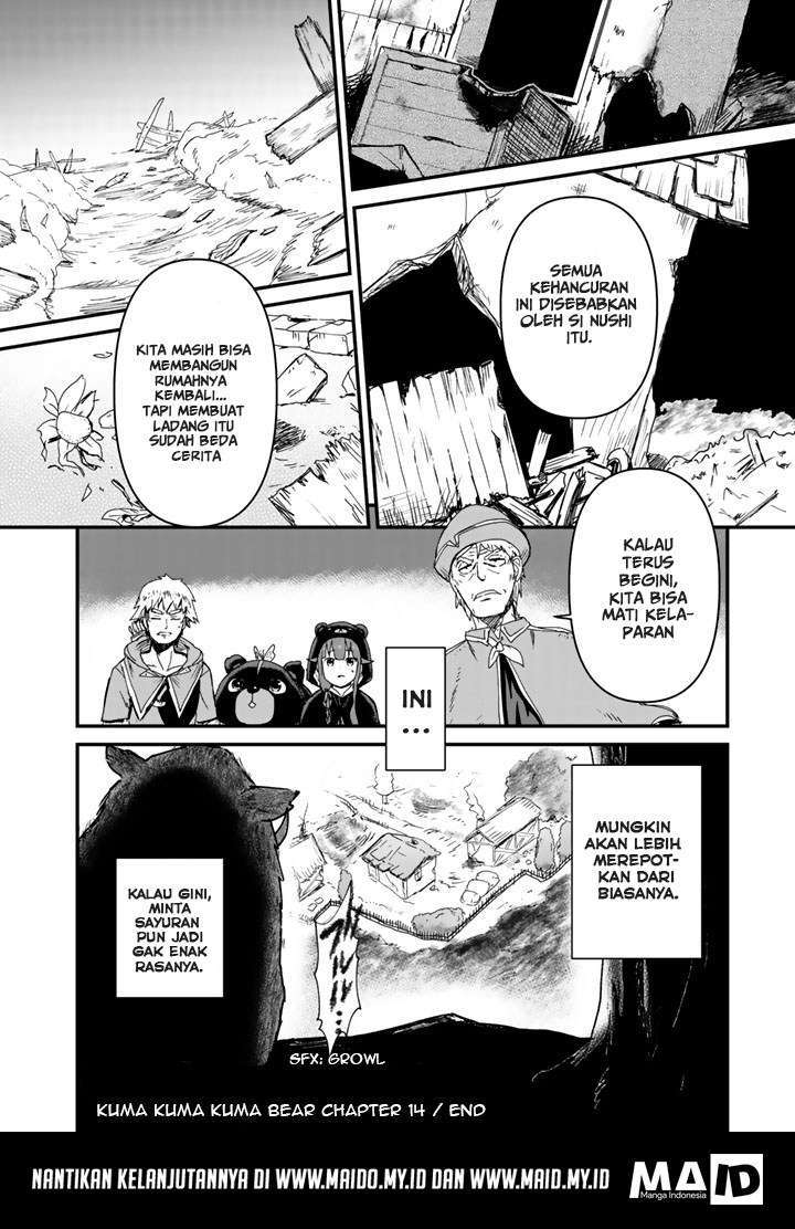 Halaman 18 dari Kuma Kuma Kuma Bear Chapter 14