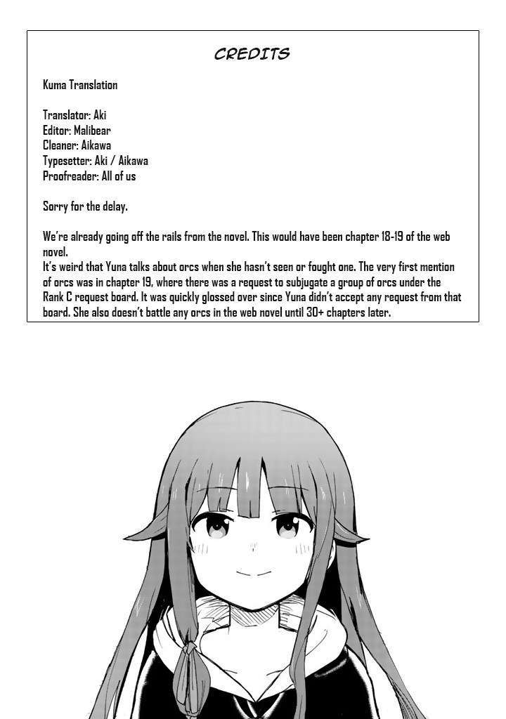 Halaman 19 dari Kuma Kuma Kuma Bear Chapter 14