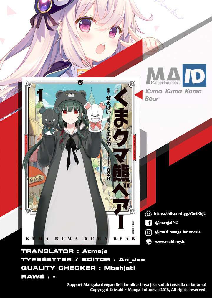 Halaman 2 dari Kuma Kuma Kuma Bear Chapter 18