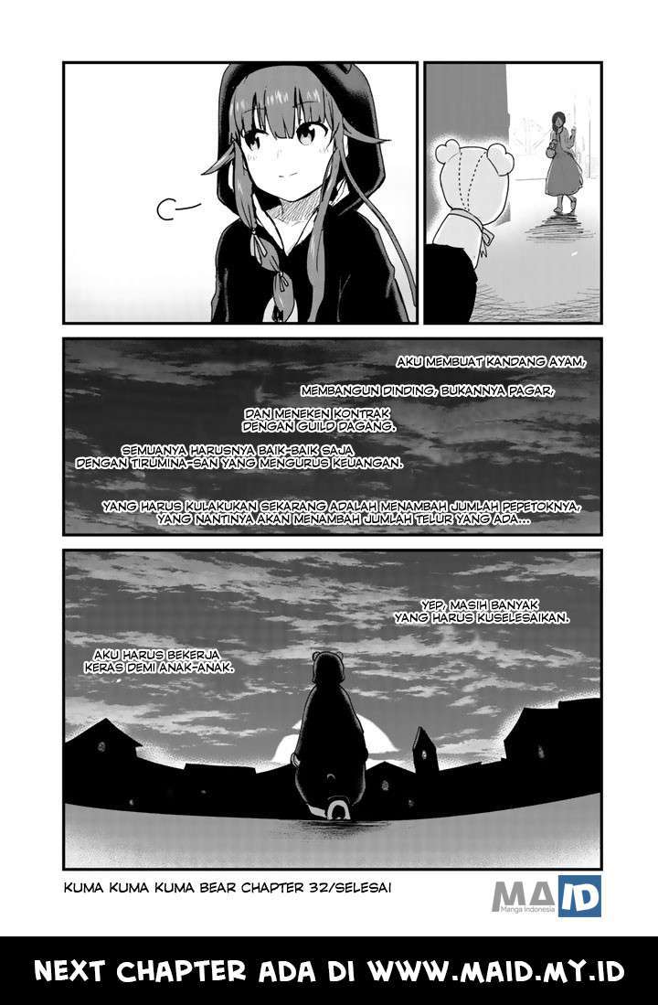 Halaman 19 dari Kuma Kuma Kuma Bear Chapter 32