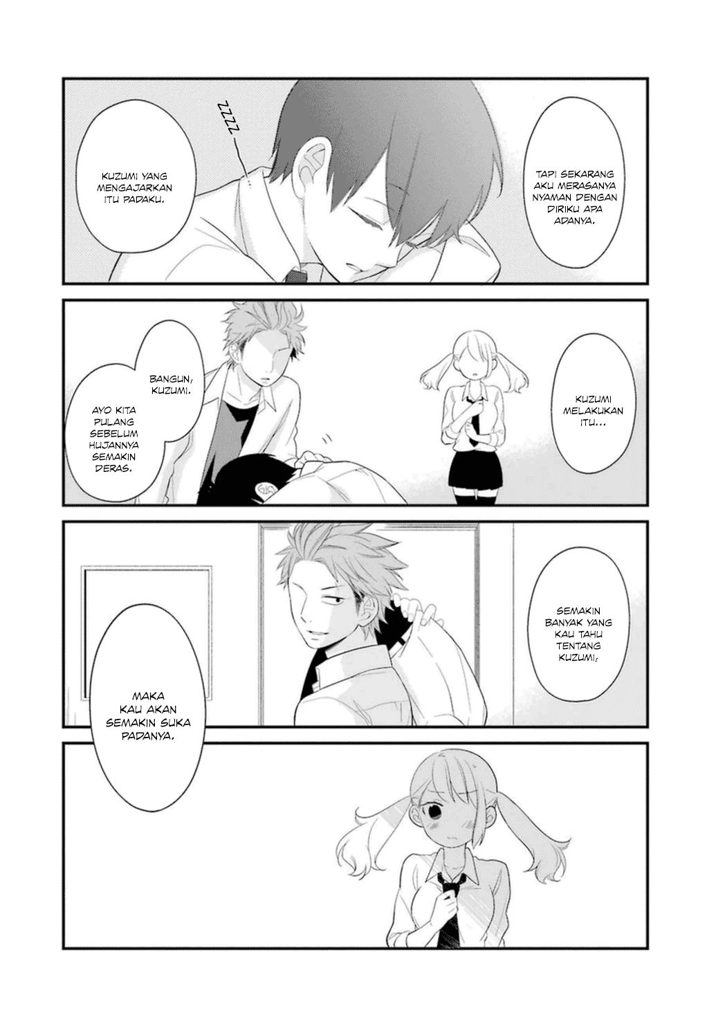 Halaman 16 dari Kusumi-kun, Kuuki Yometemasu ka? Chapter 3