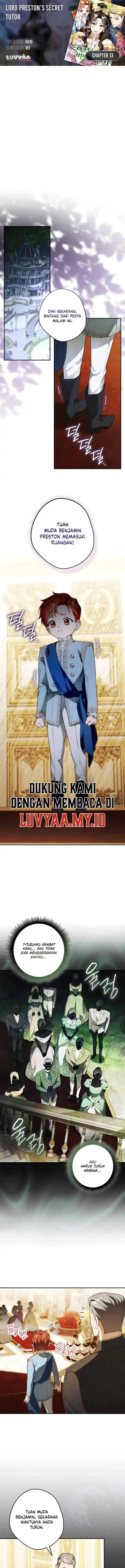 Halaman 1 dari Lord Preston’s Secret Tutor Chapter 13