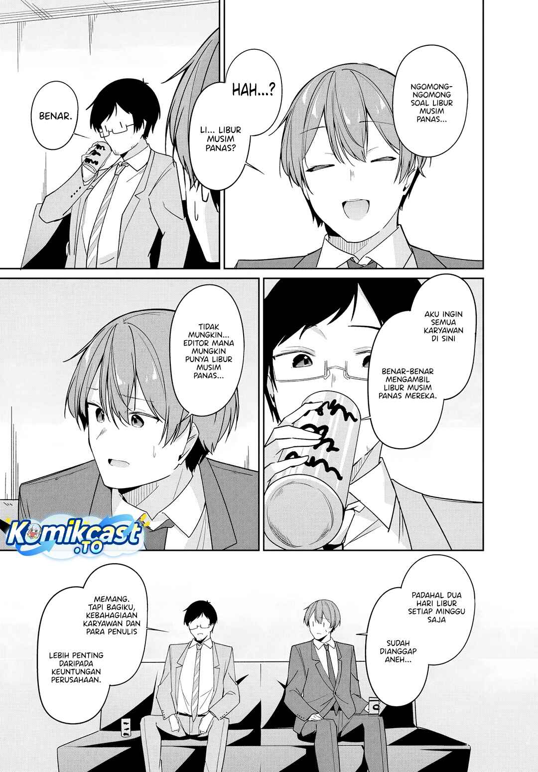Madogiwa henshuu to baka ni sareta ore ga, futago JK to doukyo suru koto ni natta chapter 14.1 halaman 10