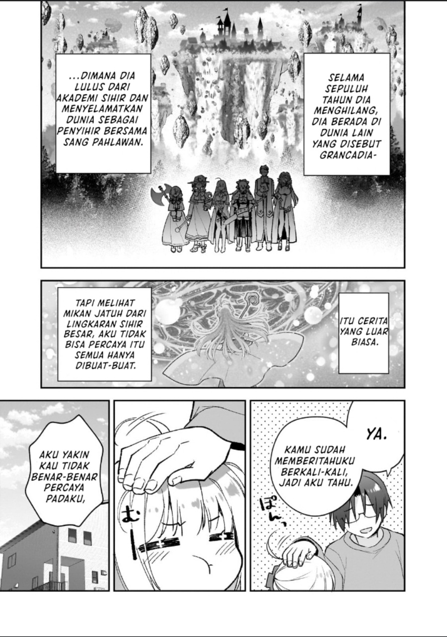 Halaman 14 dari Mahou wa Isekai ni Oite Kimashita. ~Tensai Madoushi Datta Imouto no Yowakute New Game~ Chapter 1