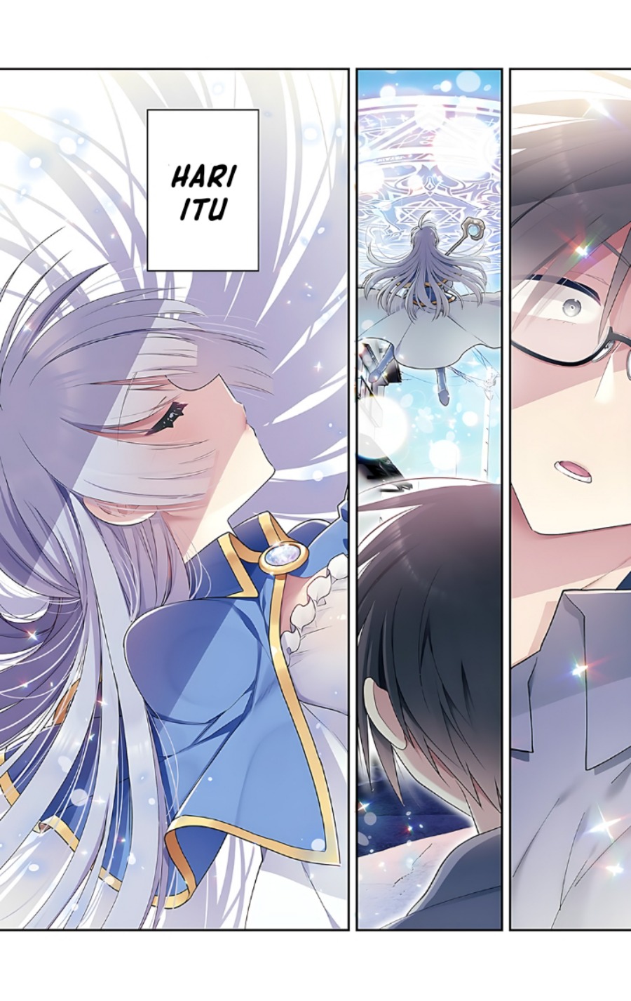 Halaman 2 dari Mahou wa Isekai ni Oite Kimashita. ~Tensai Madoushi Datta Imouto no Yowakute New Game~ Chapter 1