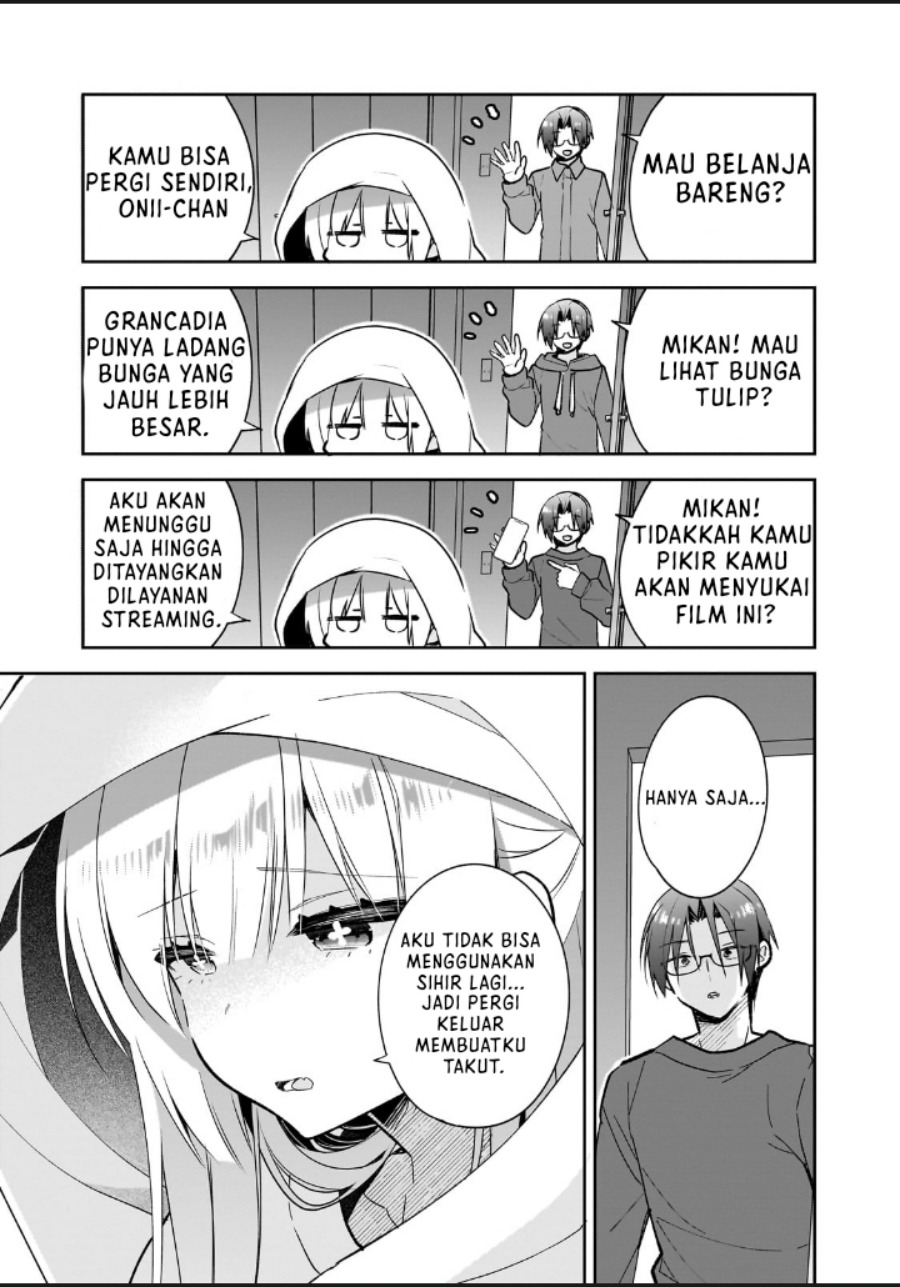 Halaman 20 dari Mahou wa Isekai ni Oite Kimashita. ~Tensai Madoushi Datta Imouto no Yowakute New Game~ Chapter 1
