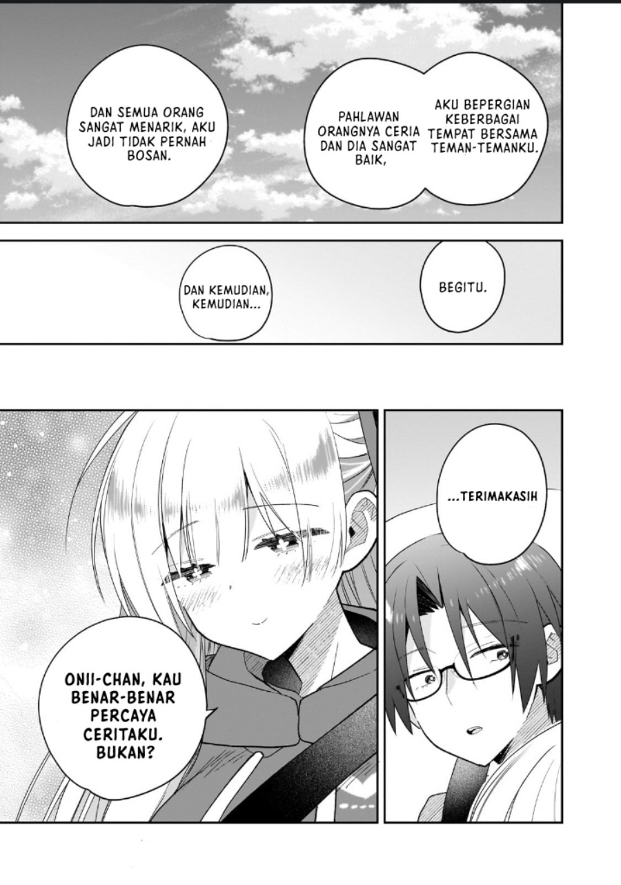 Halaman 37 dari Mahou wa Isekai ni Oite Kimashita. ~Tensai Madoushi Datta Imouto no Yowakute New Game~ Chapter 1