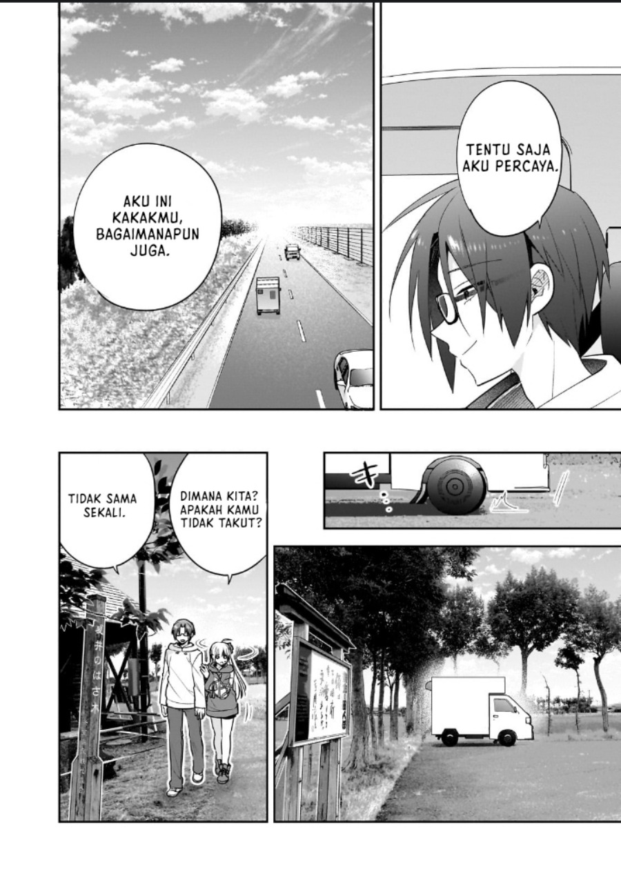 Halaman 38 dari Mahou wa Isekai ni Oite Kimashita. ~Tensai Madoushi Datta Imouto no Yowakute New Game~ Chapter 1
