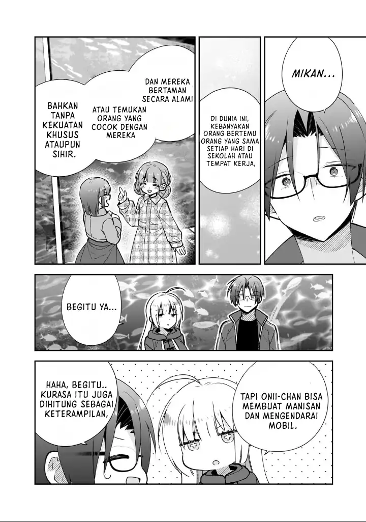 Halaman 15 dari Mahou wa Isekai ni Oite Kimashita. ~Tensai Madoushi Datta Imouto no Yowakute New Game~ Chapter 3