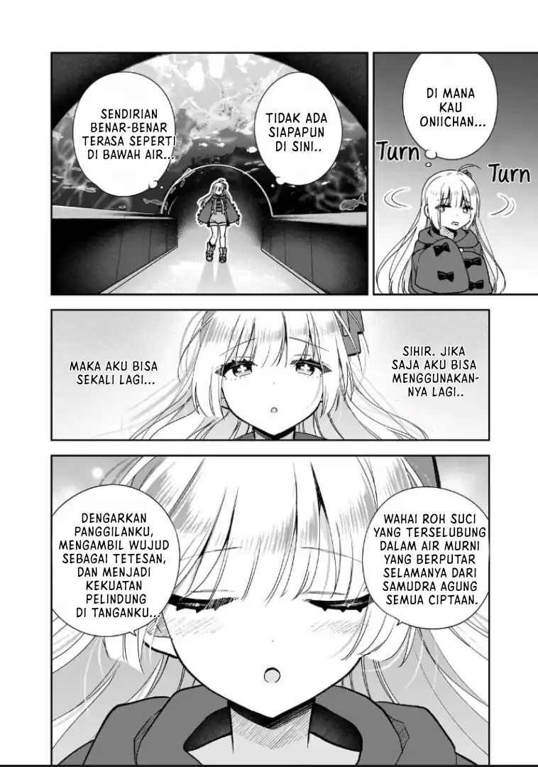 Halaman 19 dari Mahou wa Isekai ni Oite Kimashita. ~Tensai Madoushi Datta Imouto no Yowakute New Game~ Chapter 3