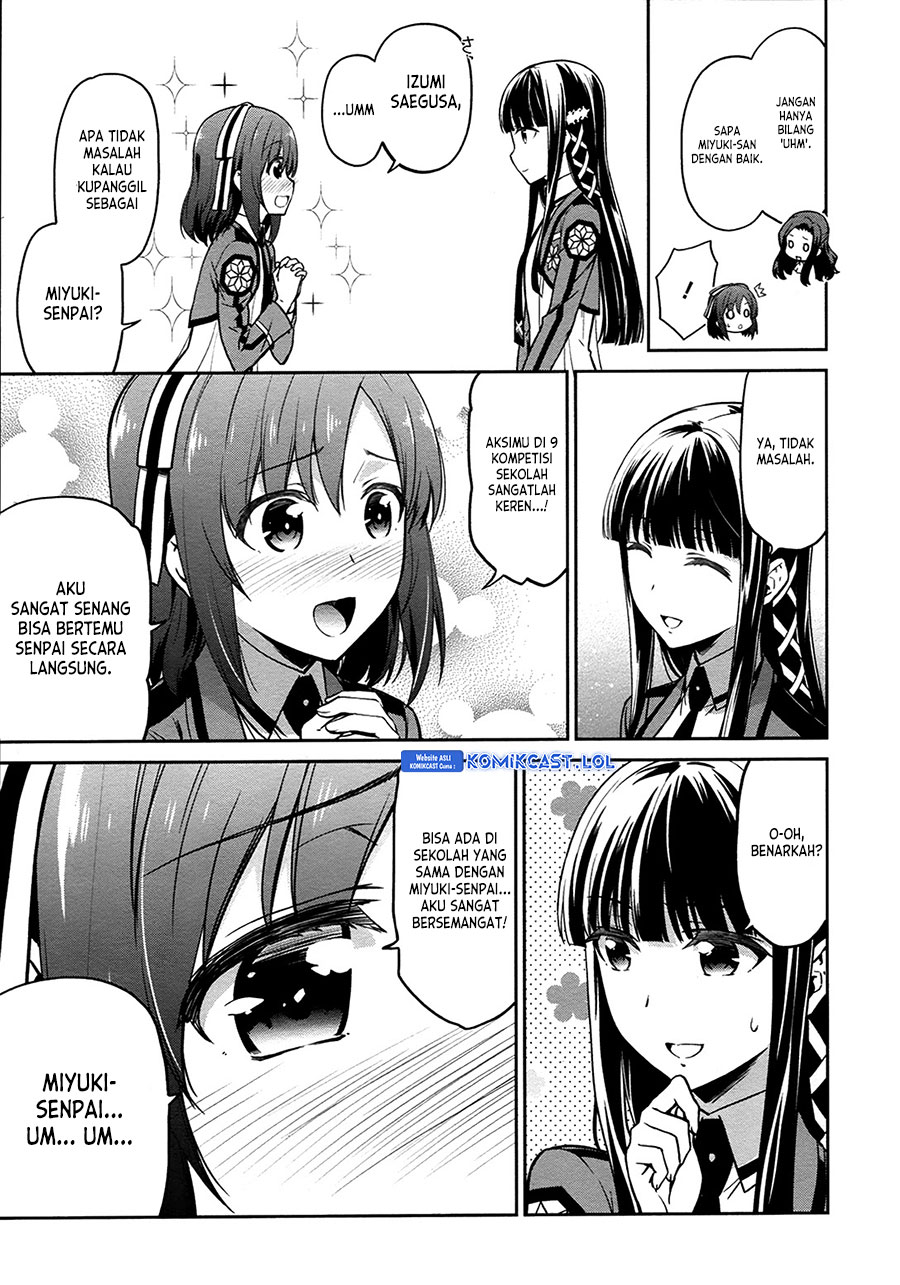 Halaman 11 dari Mahouka Koukou no Rettousei - Double Seven Hen Chapter 10
