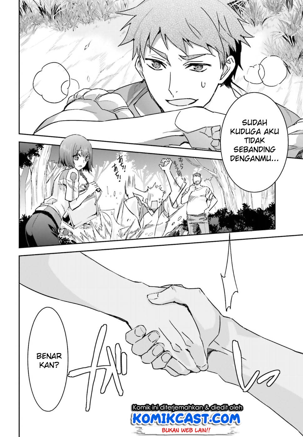 Halaman 8 dari Mahouka Koukou no Rettousei: Steeplechase-hen Chapter 1