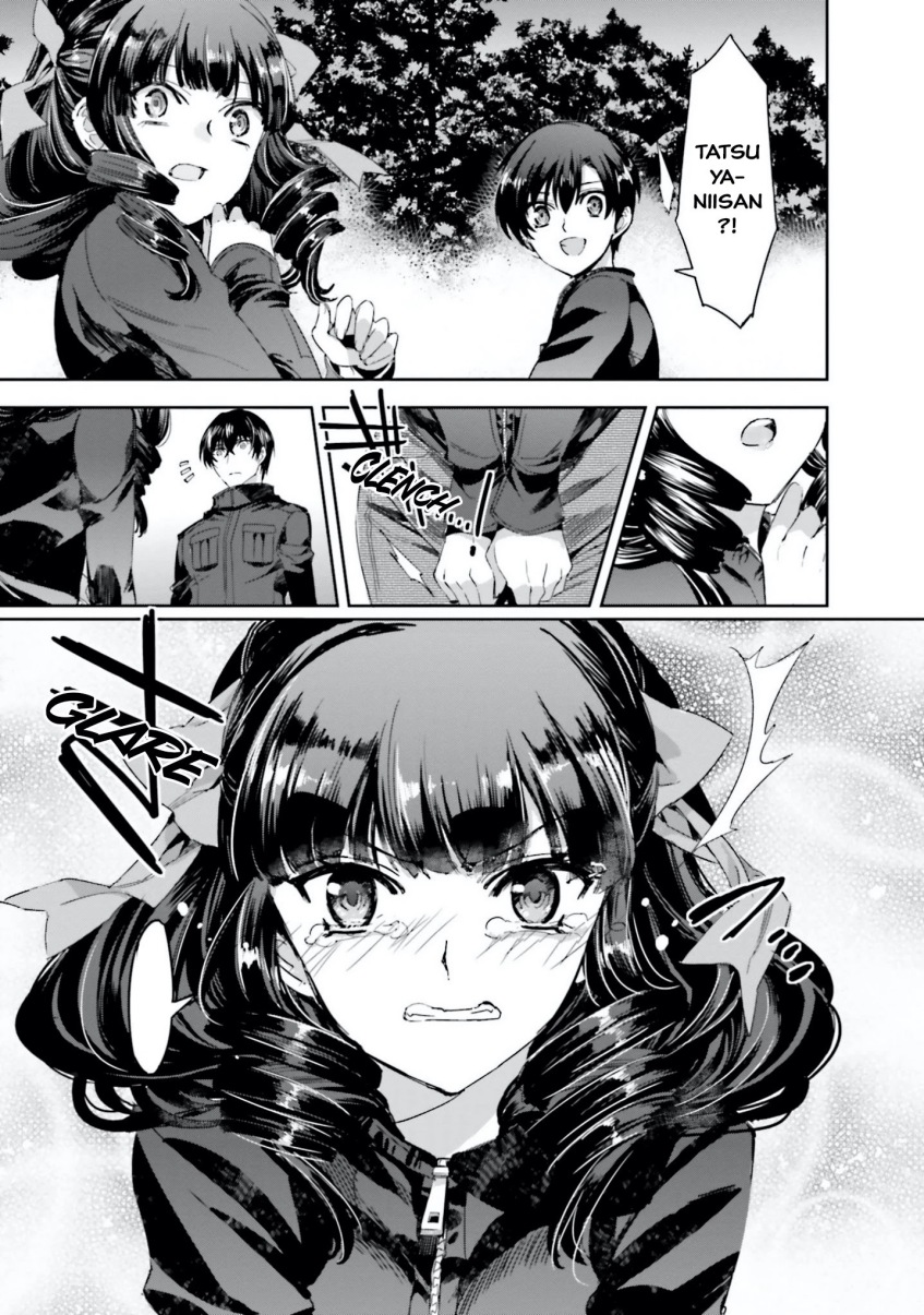 Halaman 13 dari Mahouka Koukou no Rettousei: Steeplechase-hen Chapter 10