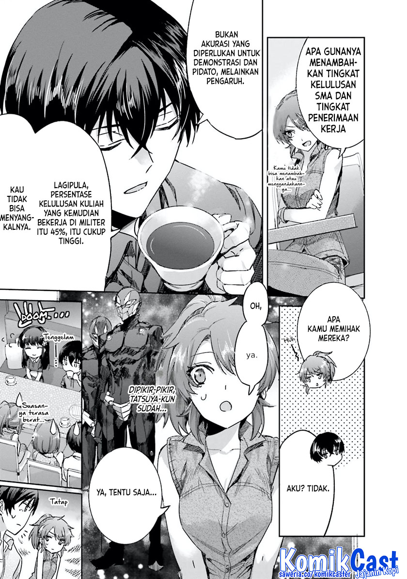 Halaman 12 dari Mahouka Koukou no Rettousei: Steeplechase-hen Chapter 11