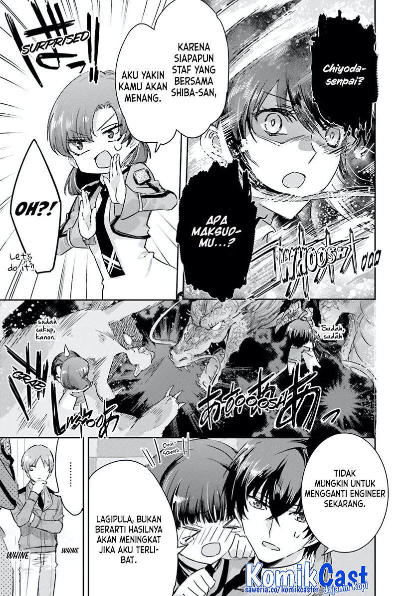 Halaman 27 dari Mahouka Koukou no Rettousei: Steeplechase-hen Chapter 11