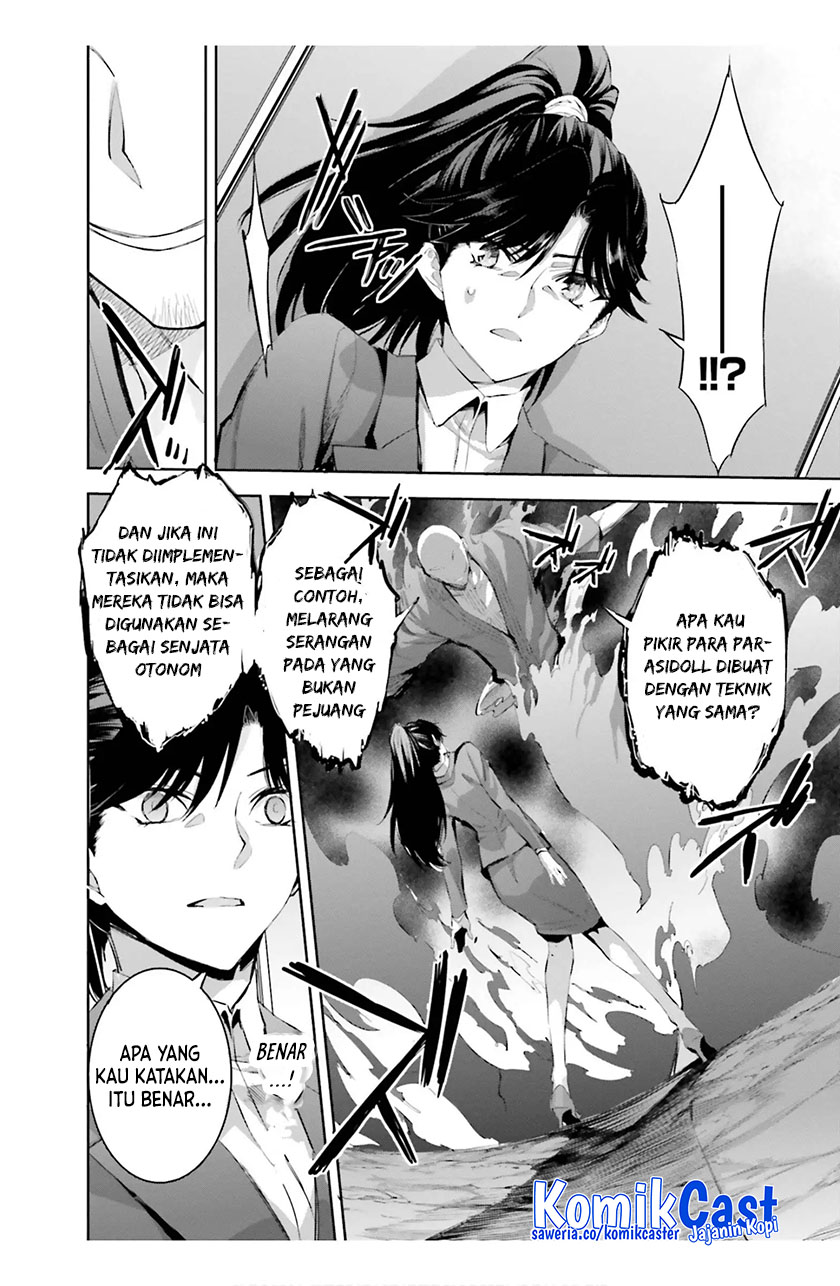 Halaman 9 dari Mahouka Koukou no Rettousei: Steeplechase-hen Chapter 18