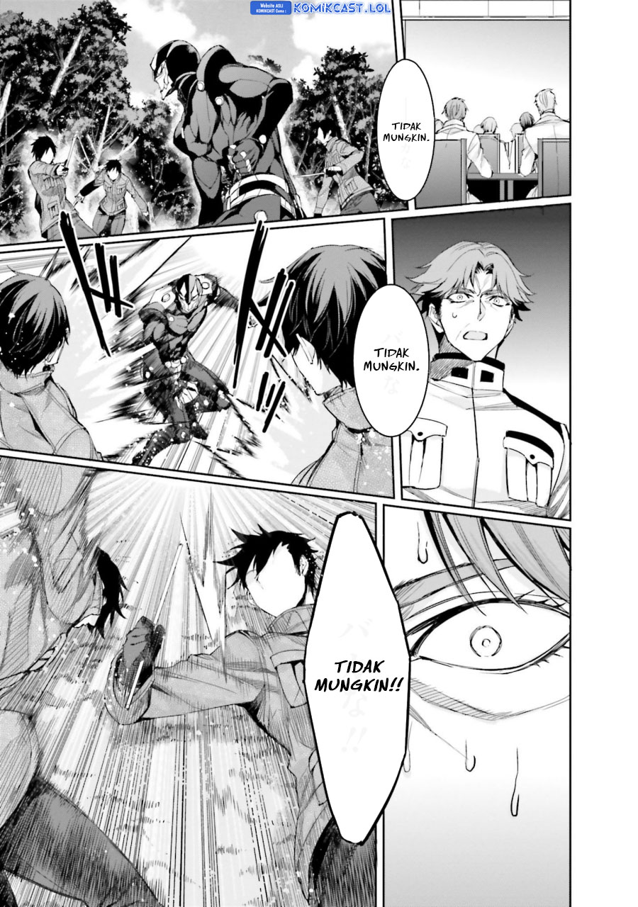 Halaman 10 dari Mahouka Koukou no Rettousei: Steeplechase-hen Chapter 21