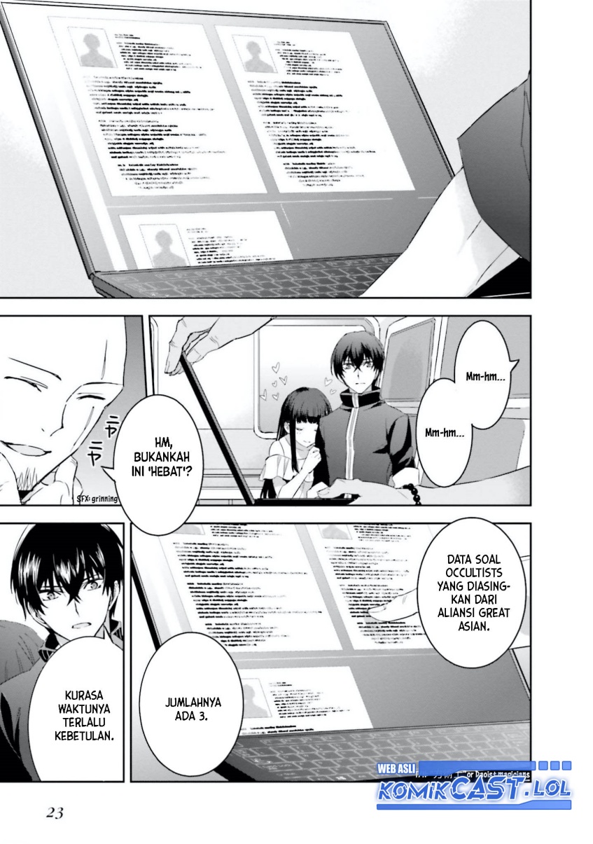 Halaman 25 dari Mahouka Koukou no Rettousei: Steeplechase-hen Chapter 7