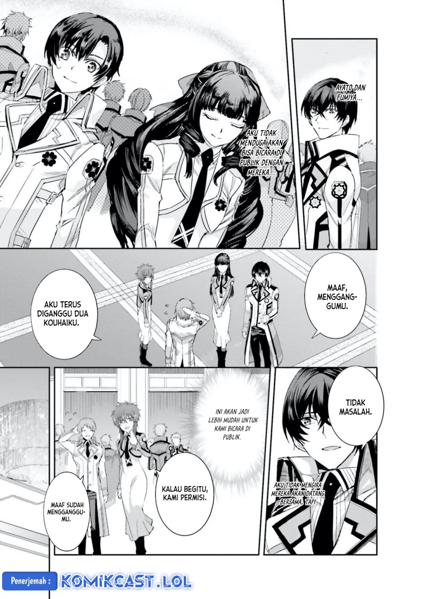 Halaman 13 dari Mahouka Koukou no Rettousei: Steeplechase-hen Chapter 9