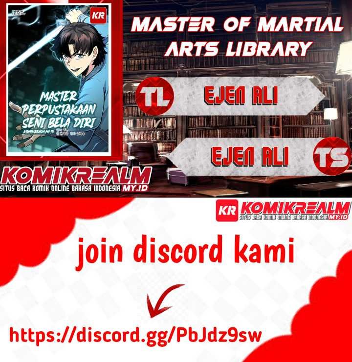 Halaman 1 dari Master of the Martial Arts Library Chapter 25
