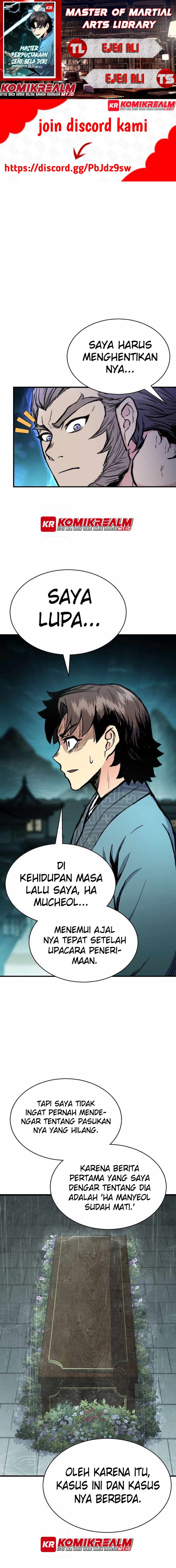 Halaman 1 dari Master of the Martial Arts Library Chapter 27