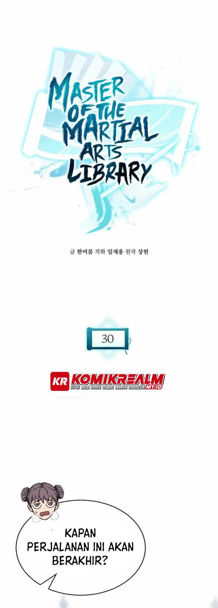 Halaman 2 dari Master of the Martial Arts Library Chapter 30