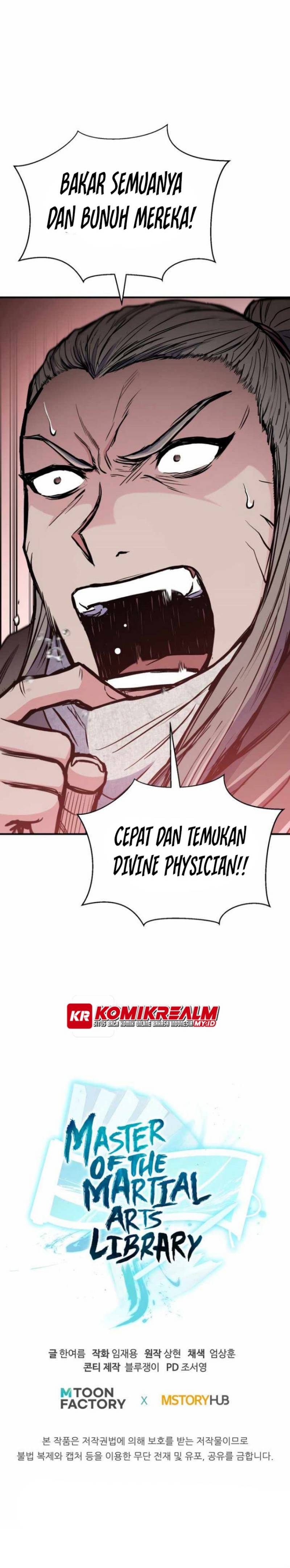 Halaman 33 dari Master of the Martial Arts Library Chapter 32