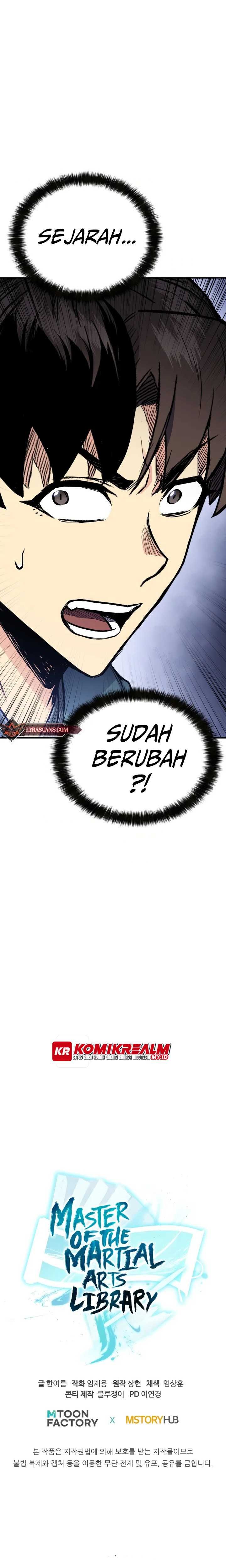 Halaman 38 dari Master of the Martial Arts Library Chapter 35