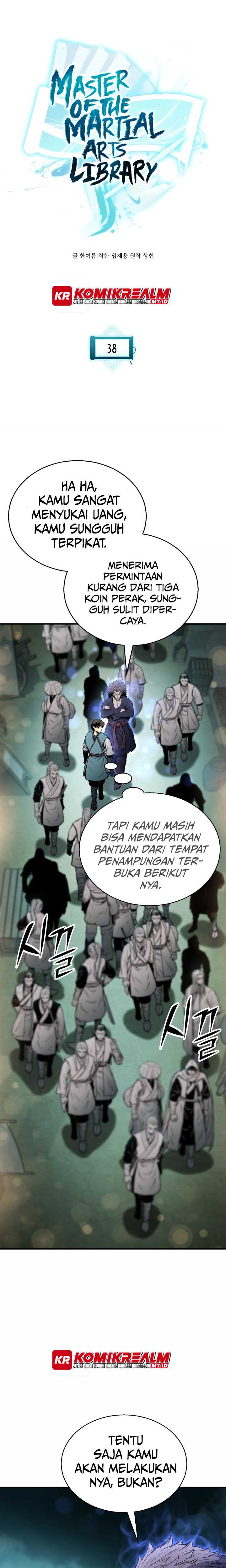 Halaman 2 dari Master of the Martial Arts Library Chapter 38