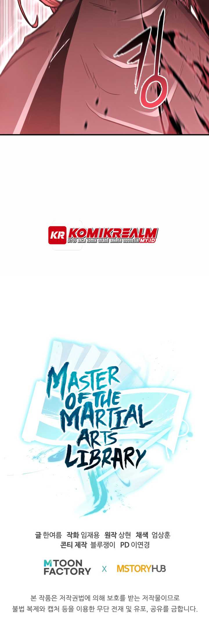 Halaman 35 dari Master of the Martial Arts Library Chapter 38