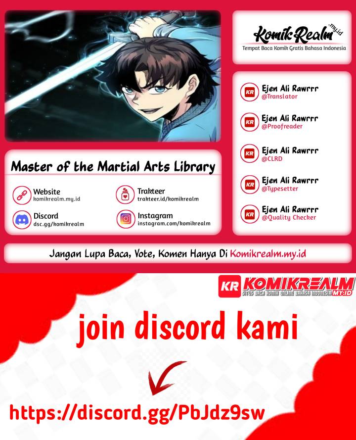 Halaman 1 dari Master of the Martial Arts Library Chapter 40