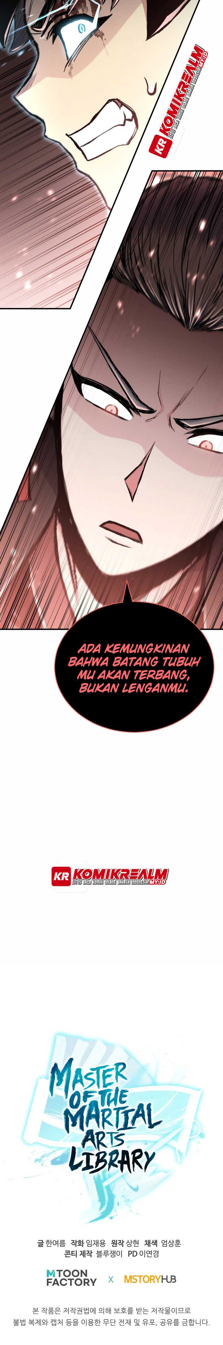 Halaman 37 dari Master of the Martial Arts Library Chapter 42