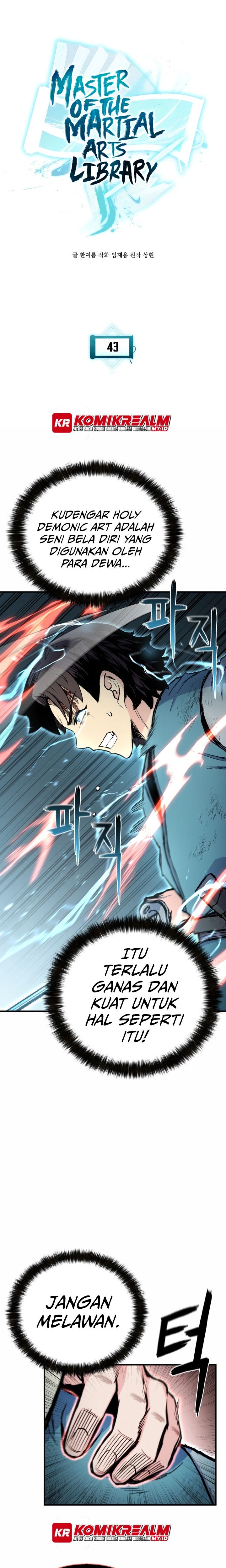 Halaman 2 dari Master of the Martial Arts Library Chapter 43