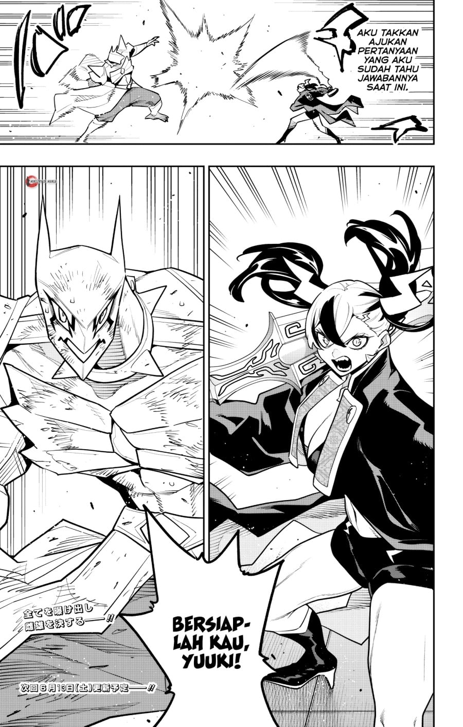 Halaman 18 dari Mato Seihei no Slave Chapter 180