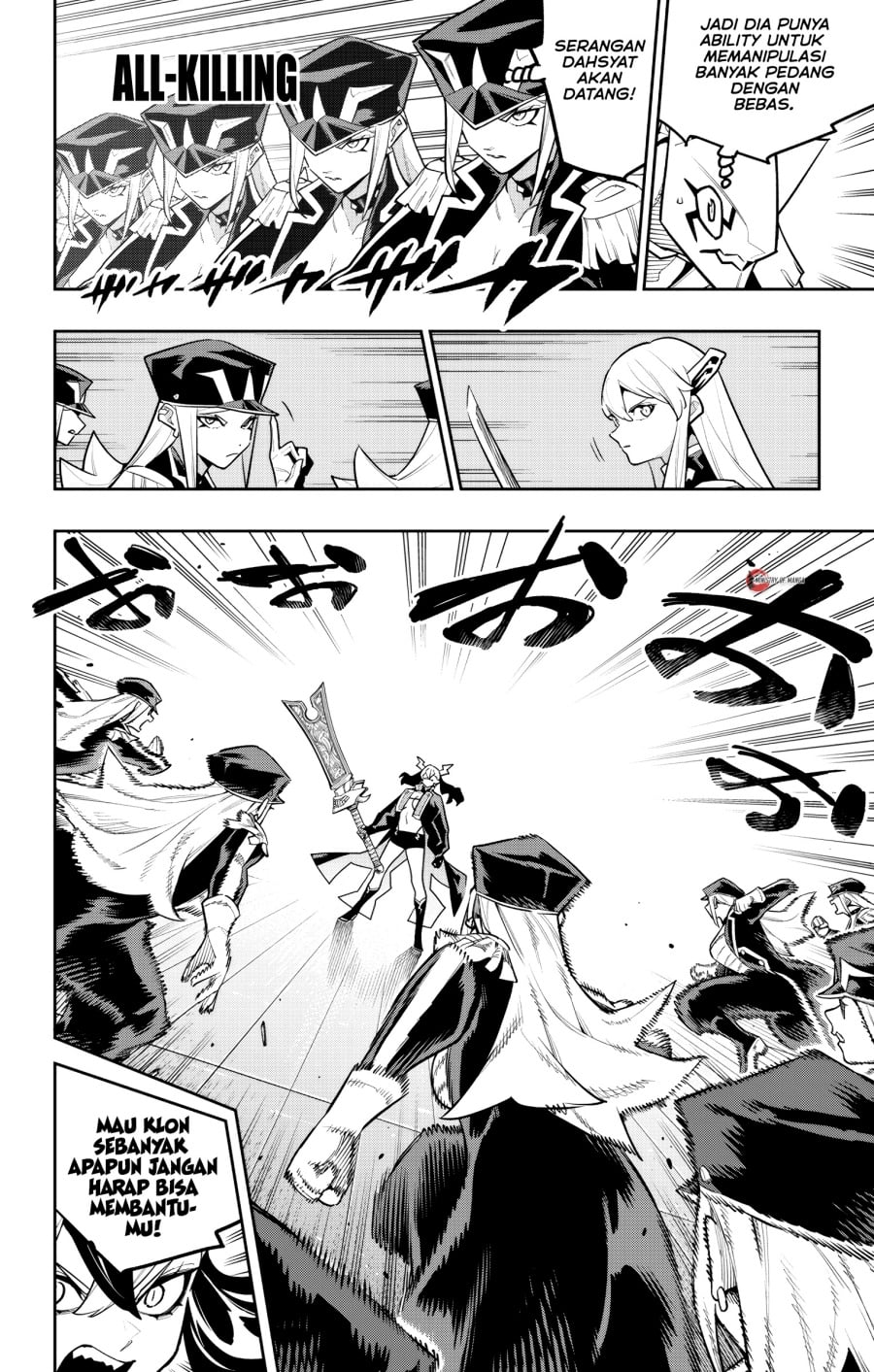 Halaman 2 dari Mato Seihei no Slave Chapter 180