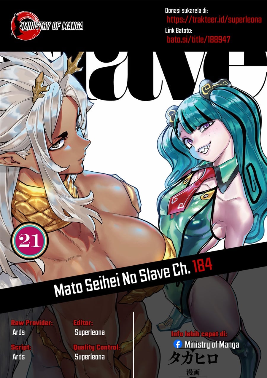 Halaman 1 dari Mato Seihei no Slave Chapter 184