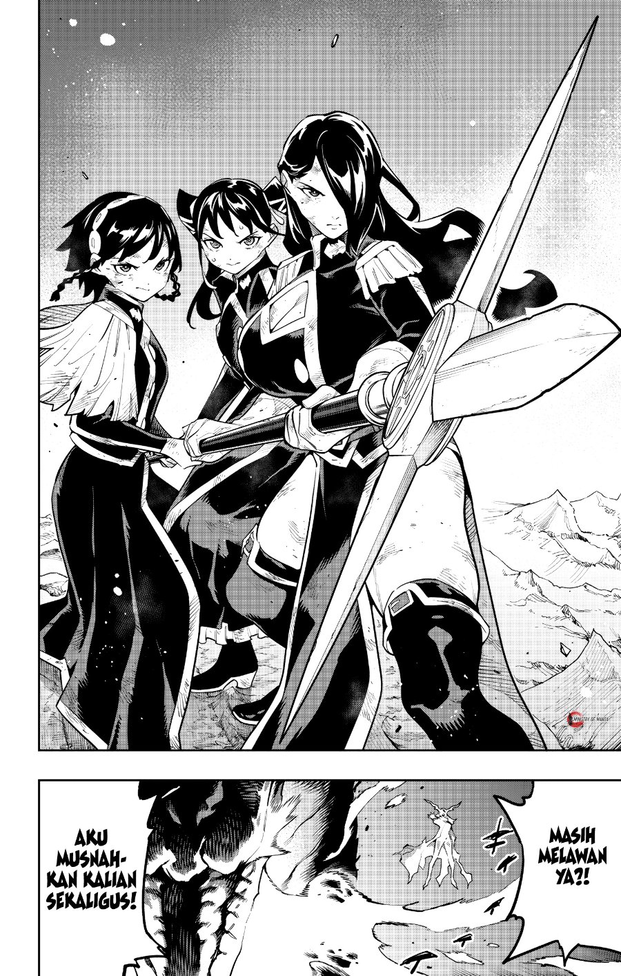 Halaman 11 dari Mato Seihei no Slave Chapter 185