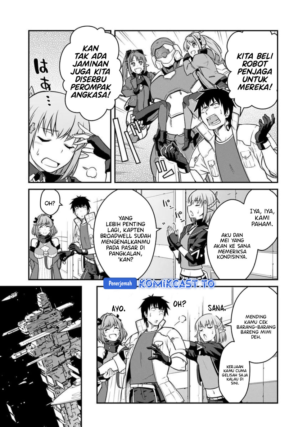 Mezametara saikyou soubi to uchuusen-mochi datta no de, ikkodate mezashite youhei toshite jiyuu ni ikitai chapter 56.1 halaman 8