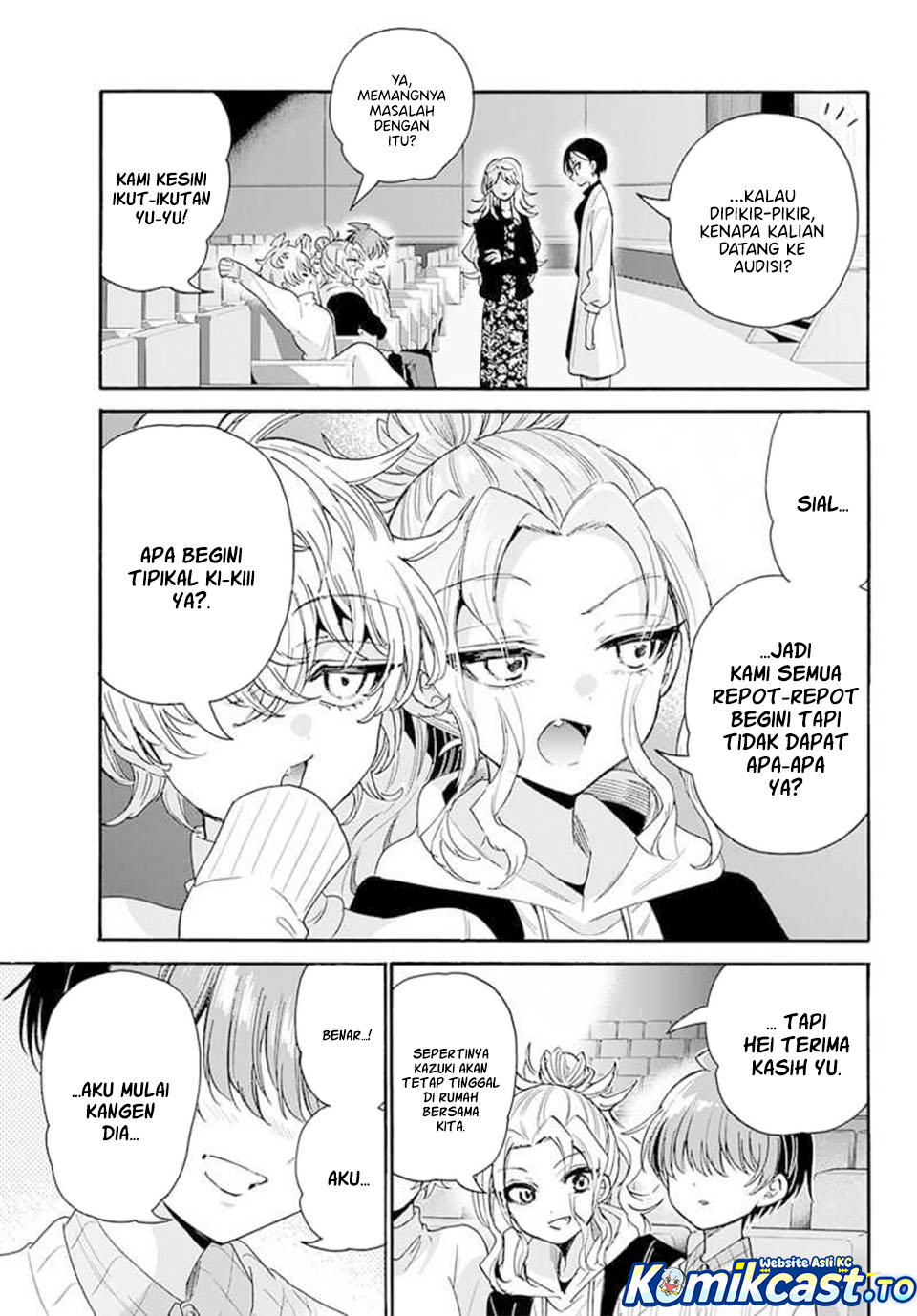 Halaman 20 dari Mikadono Sanshimai wa Angai, Choroi. Chapter 203