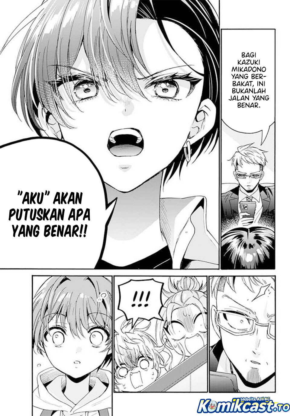 Halaman 6 dari Mikadono Sanshimai wa Angai, Choroi. Chapter 204
