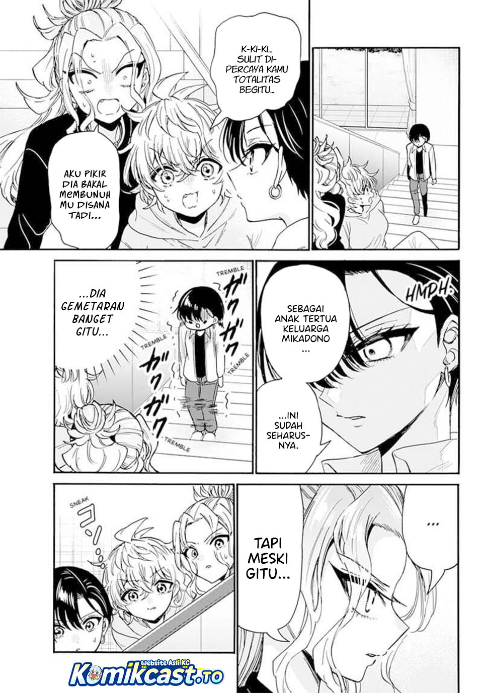 Halaman 8 dari Mikadono Sanshimai wa Angai, Choroi. Chapter 204